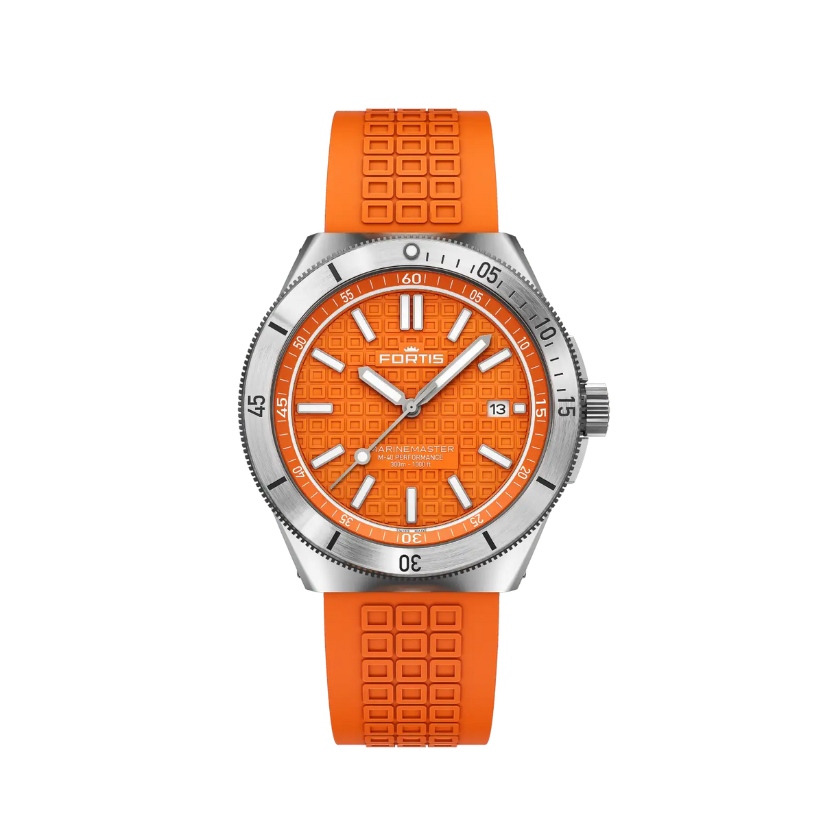 Marinemaster M-40 Amber Orange on Horizon Strap
