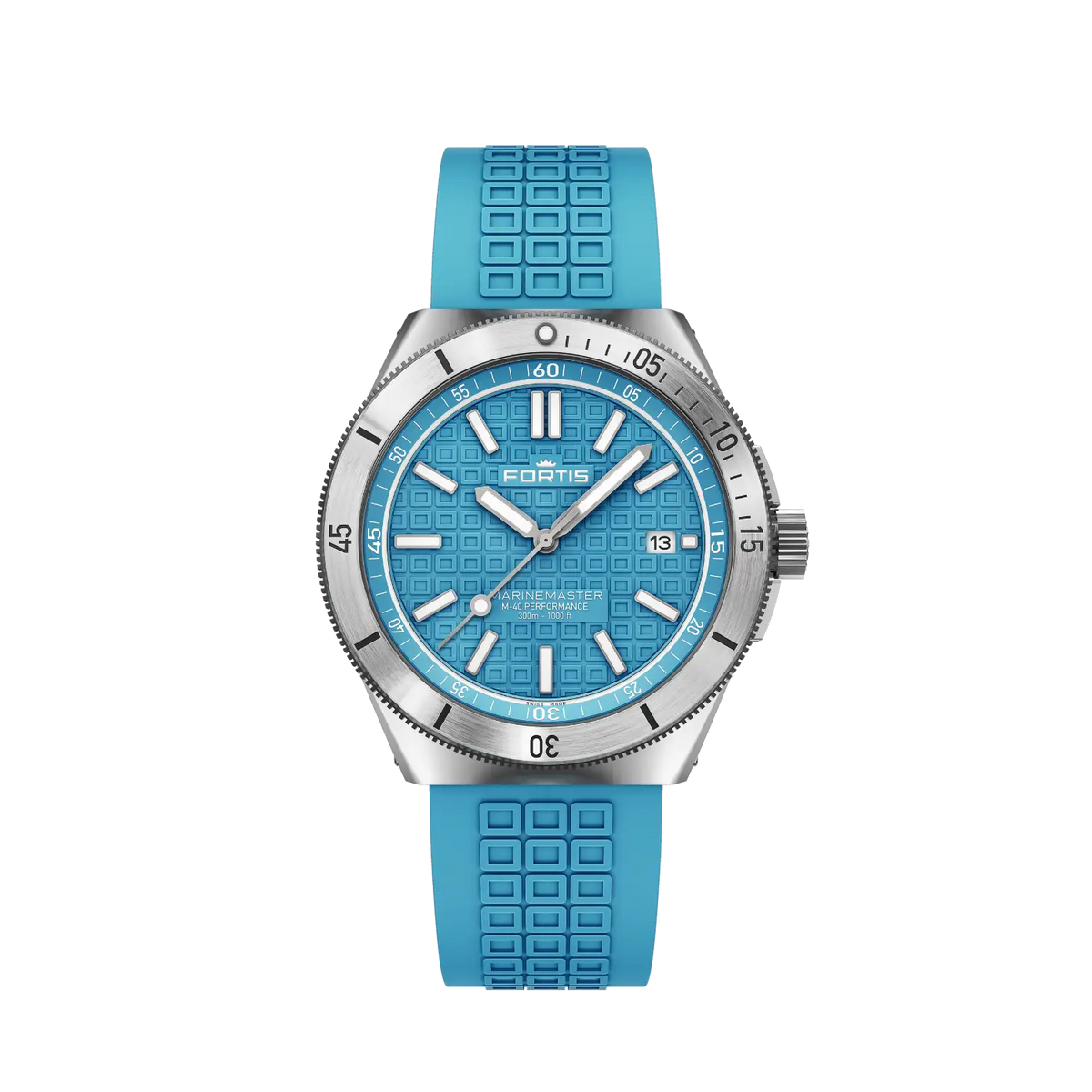 Marinemaster M-40 Serenity Blue on Horizon Strap