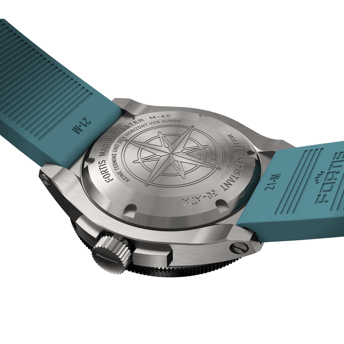 Marinemaster M-40 Serenity Blue on Horizon Strap