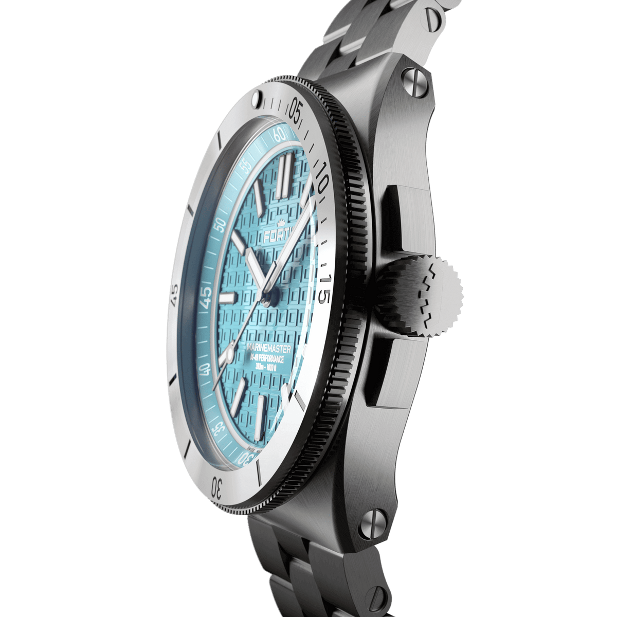 Marinemaster M-40 Serenity Blue on Horizon Strap
