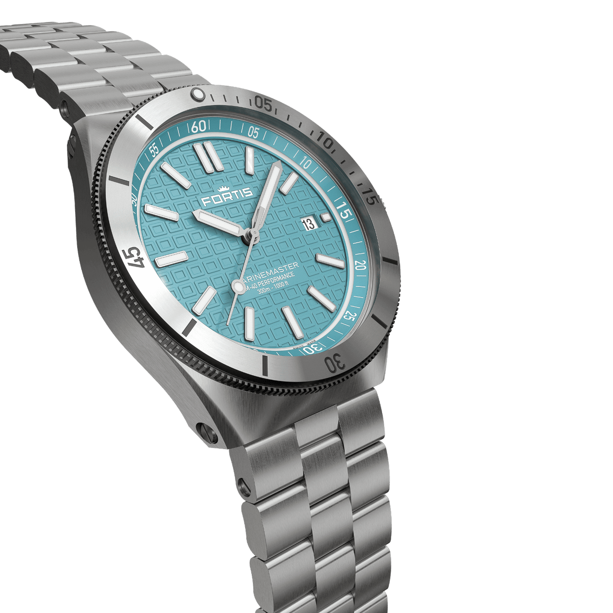 Marinemaster M-40 Serenity Blue on Horizon Strap