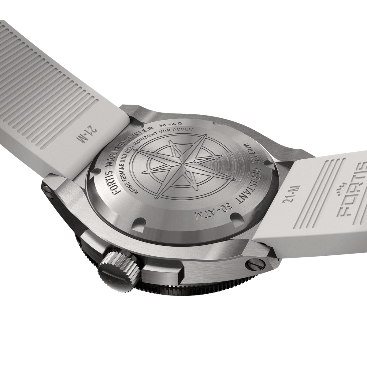 Marinemaster M-40 Snow White on Horizon Strap