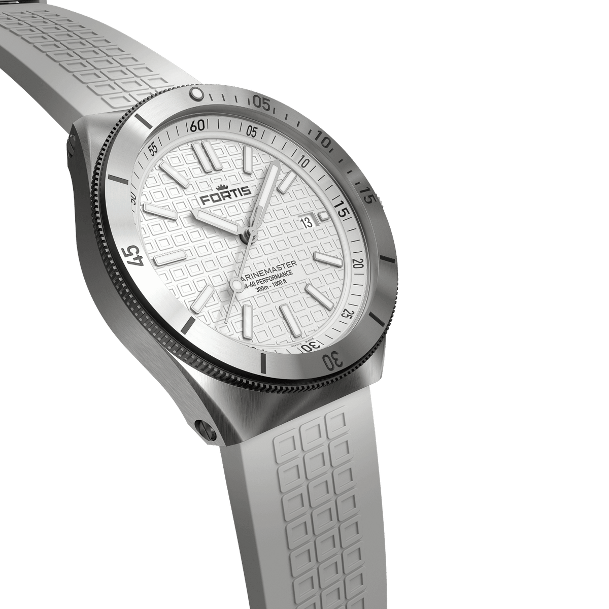 Marinemaster M-40 Snow White on Horizon Strap