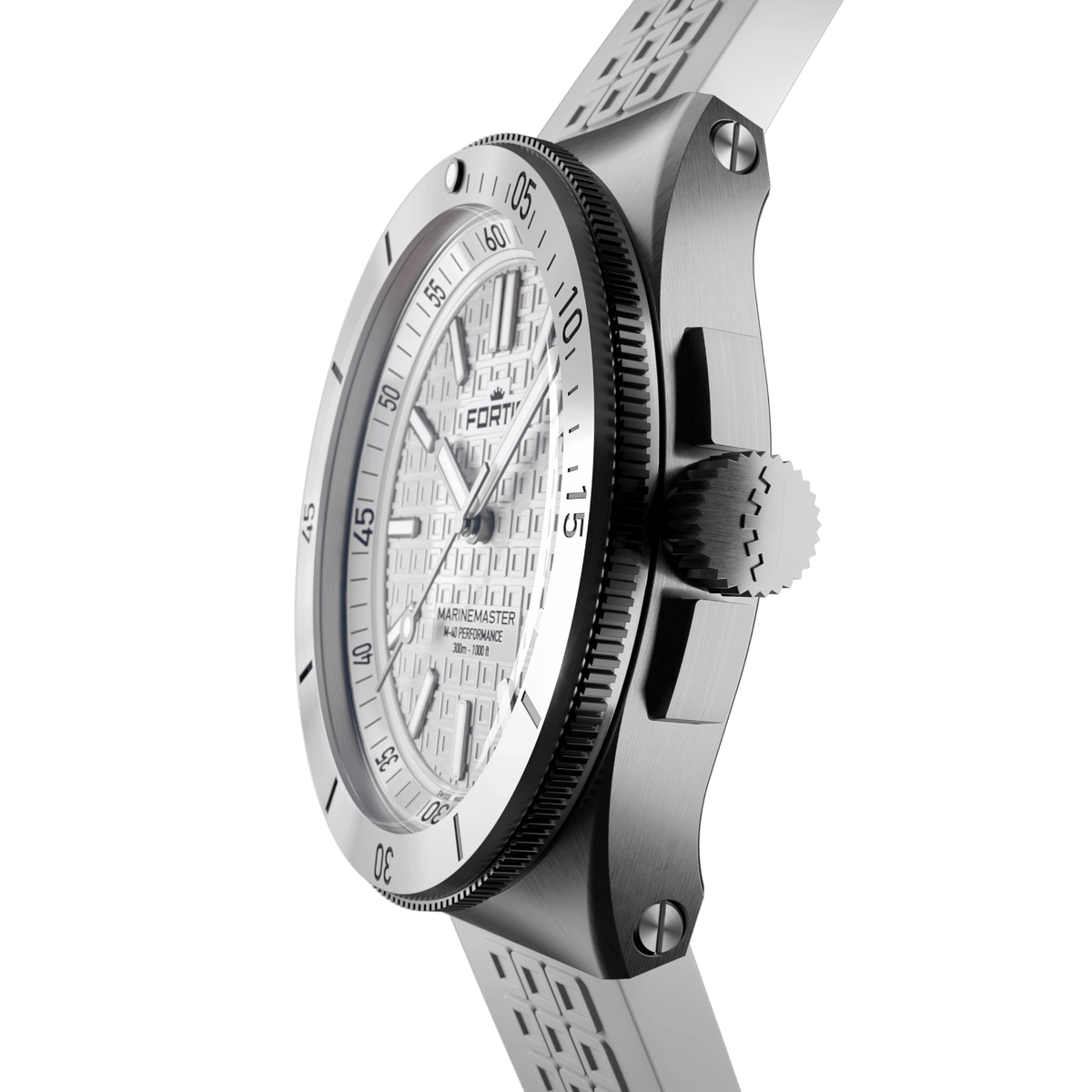 Marinemaster M-40 Snow White on Horizon Strap