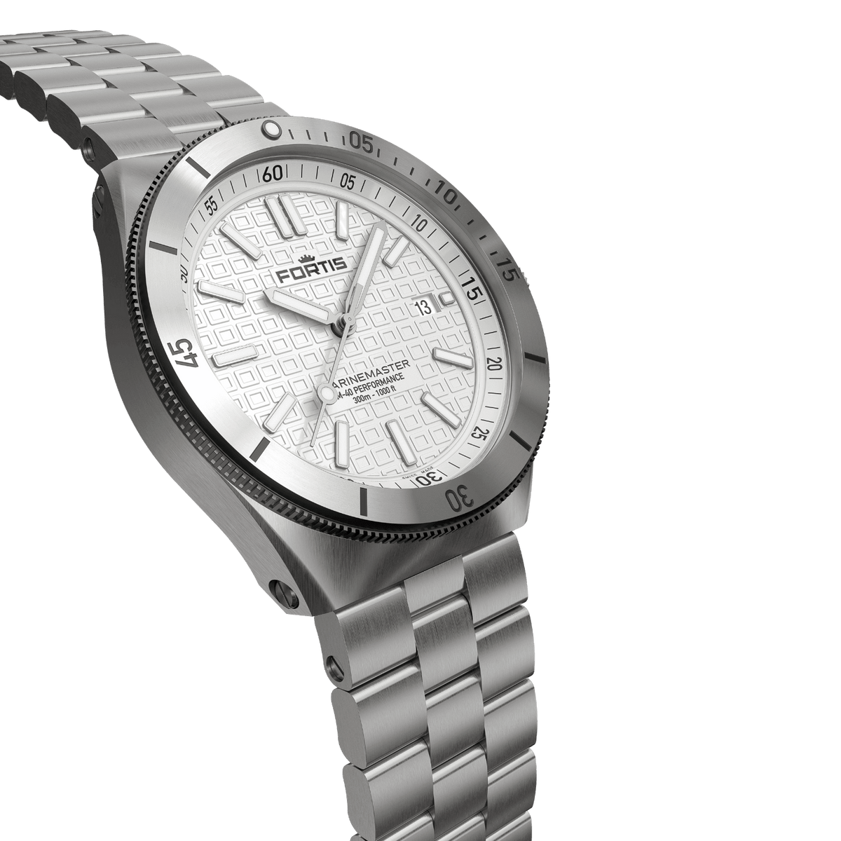 Marinemaster M-40 Snow White on Horizon Strap