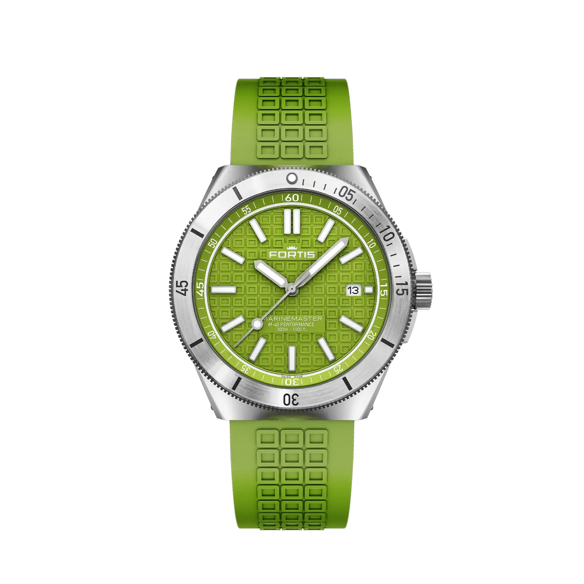 Marinemaster M-40 Woodpecker Green on Horizon Strap