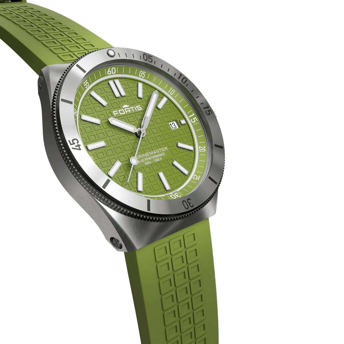 Marinemaster M-40 Woodpecker Green on Horizon Strap