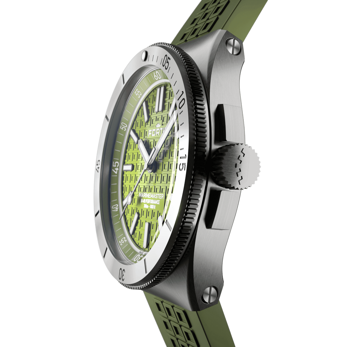 Marinemaster M-40 Woodpecker Green on Horizon Strap