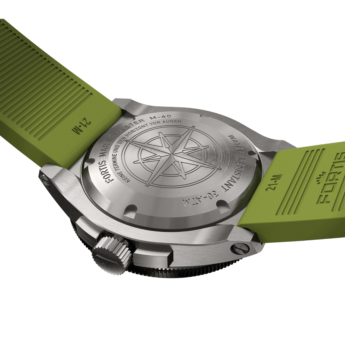 Marinemaster M-40 Woodpecker Green on Horizon Strap