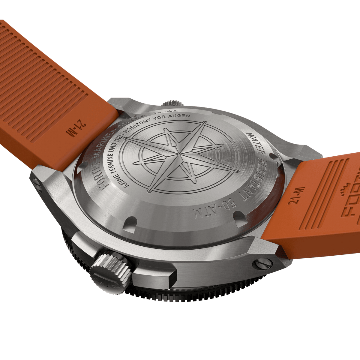 Marinemaster M-44 Amber Orange on Horizon Strap