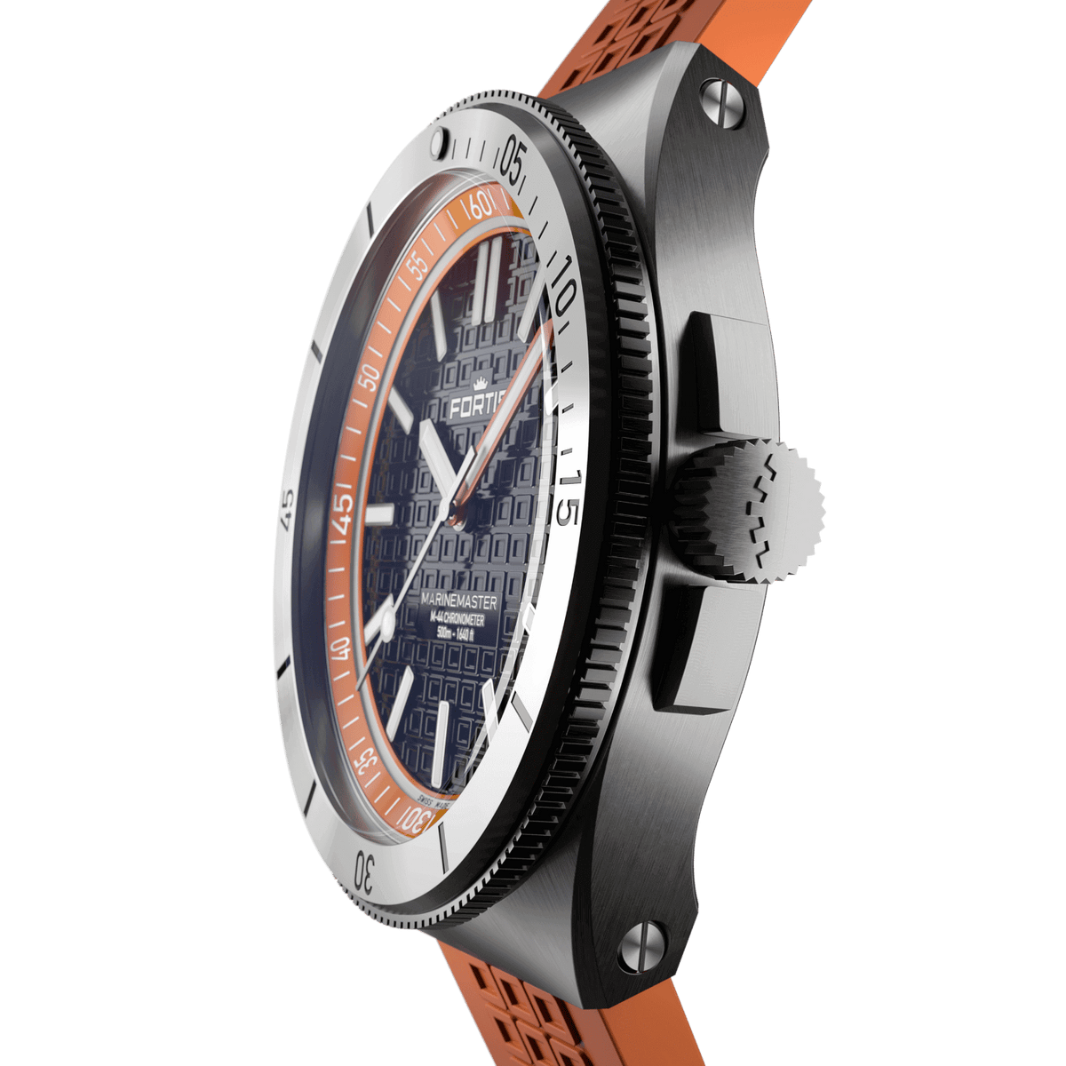 Marinemaster M-44 Amber Orange on Horizon Strap