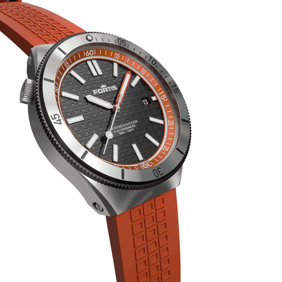 Marinemaster M-44 Amber Orange on Horizon Strap
