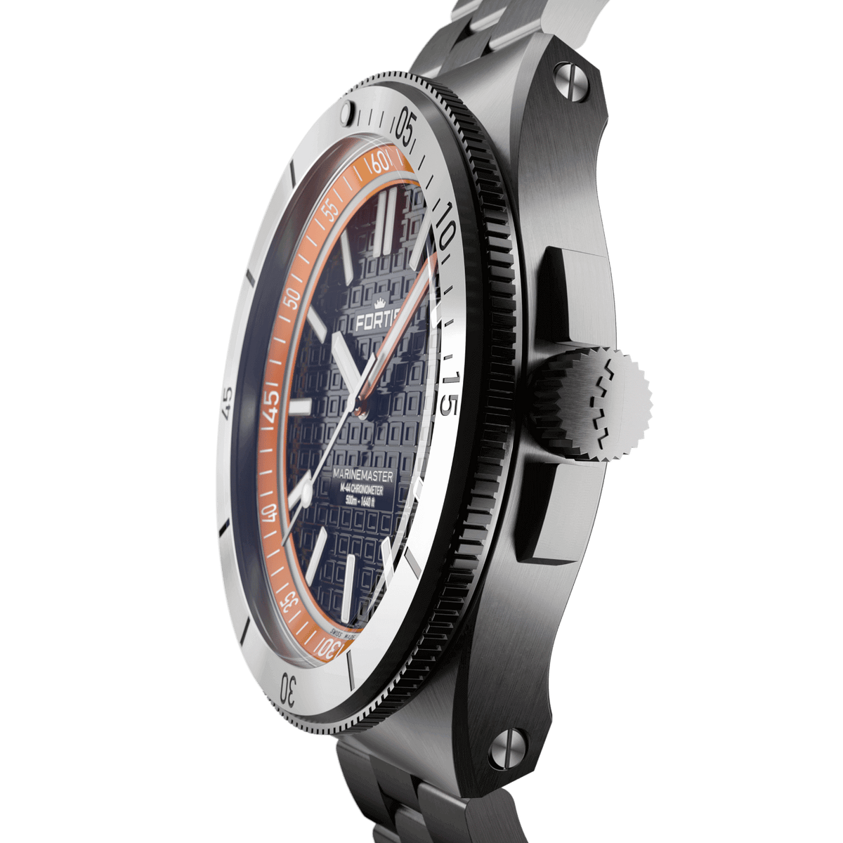 Marinemaster M-44 Amber Orange on Horizon Strap