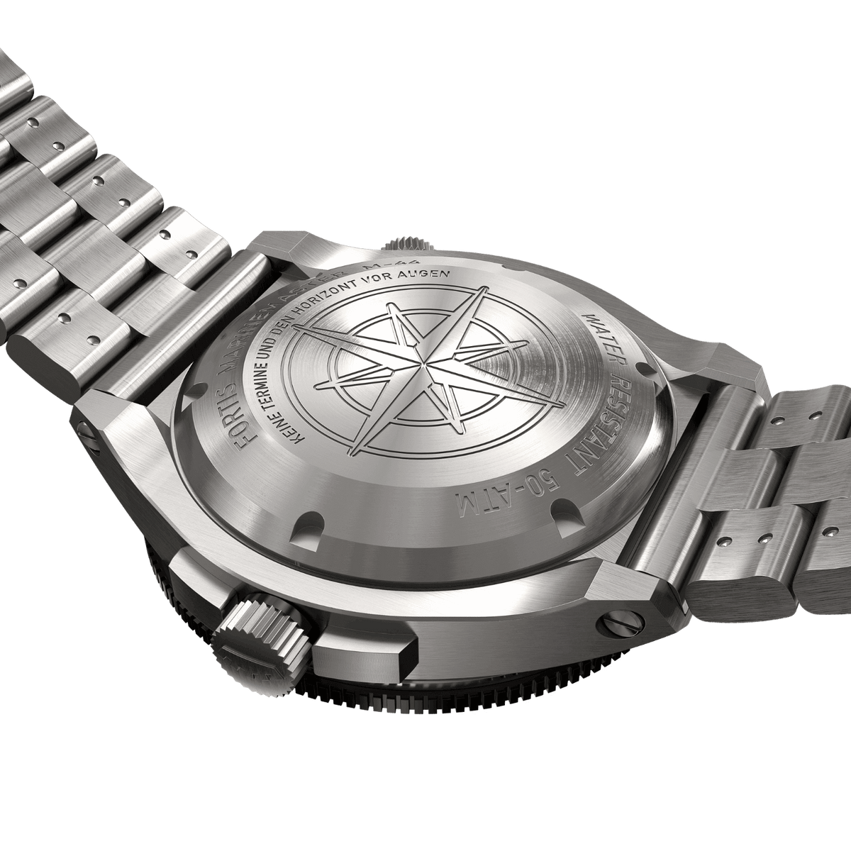 Marinemaster M-44 Amber Orange on Horizon Strap