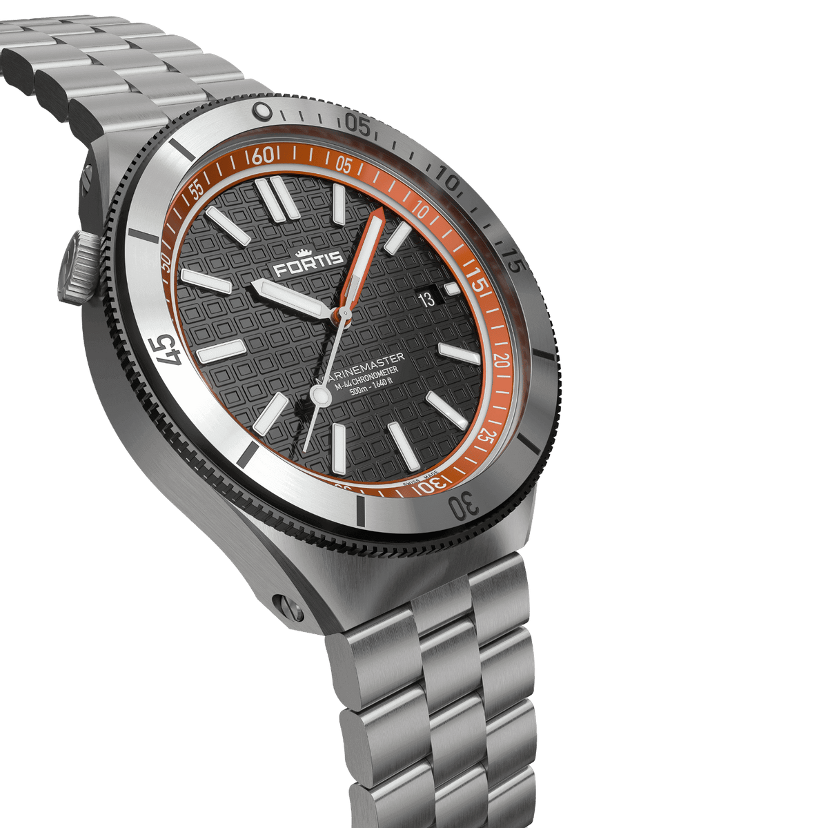 Marinemaster M-44 Amber Orange on Horizon Strap