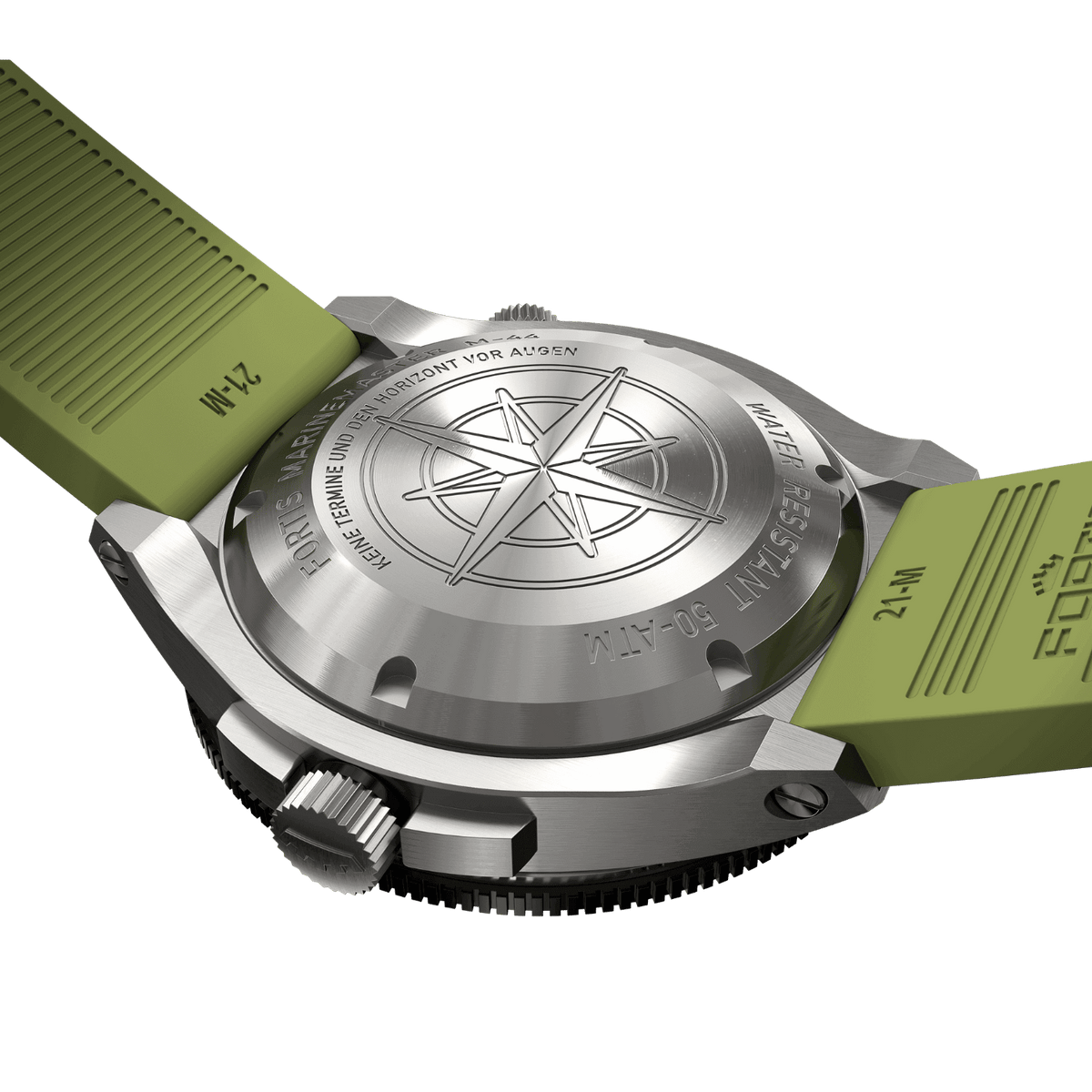 Marinemaster M-44 Woodpecker Green on Horizon Strap