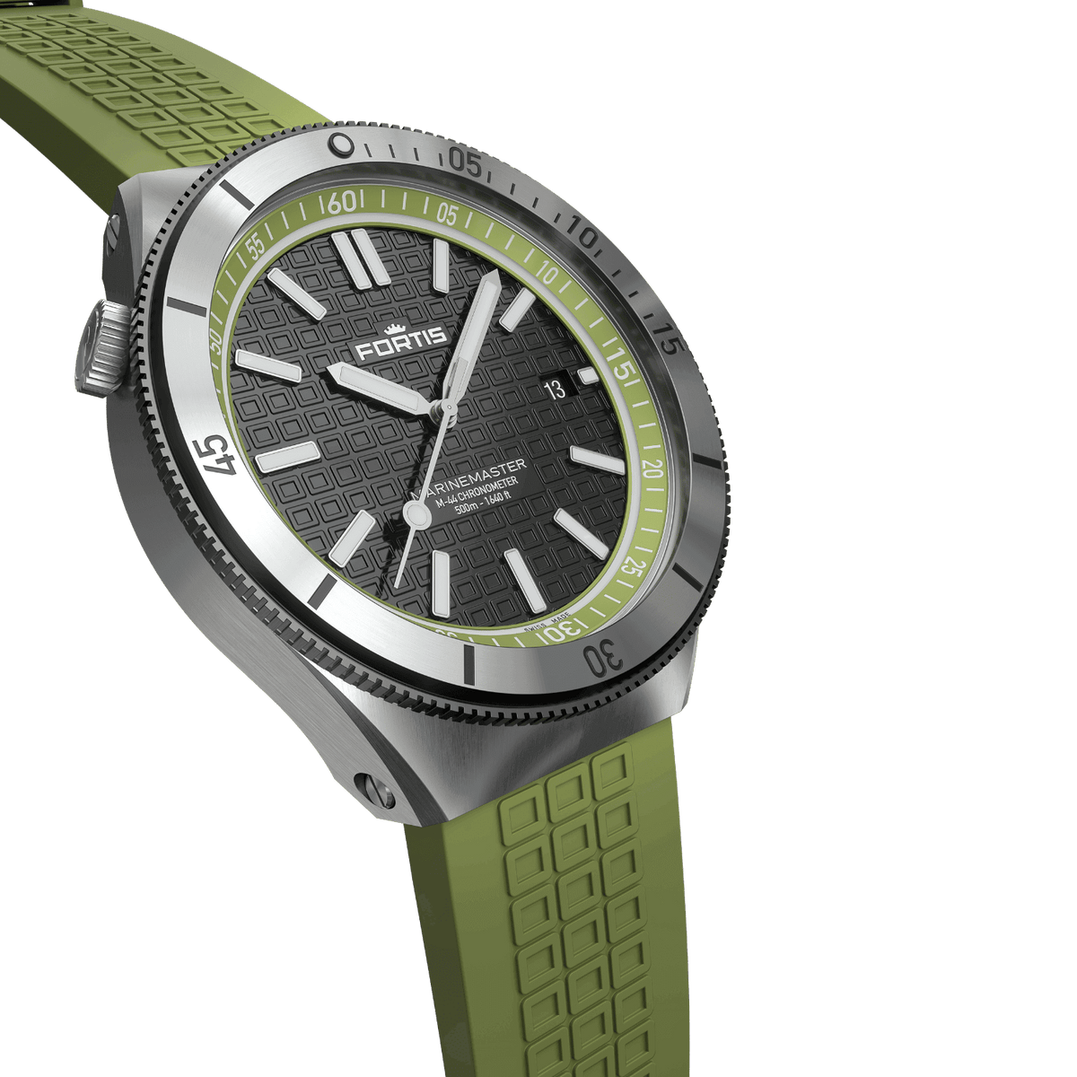 Marinemaster M-44 Woodpecker Green on Horizon Strap