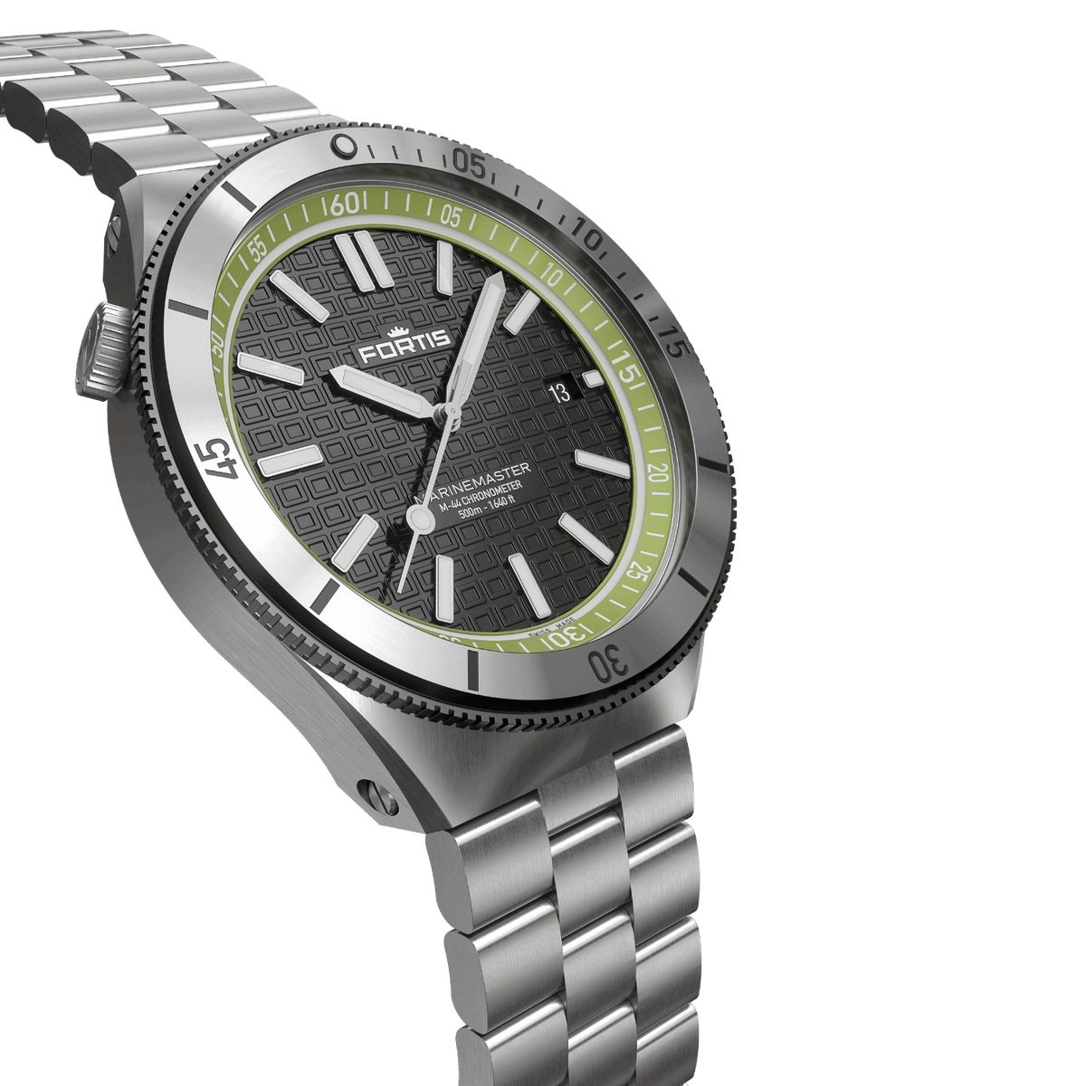 Marinemaster M-44 Woodpecker Green on Horizon Strap