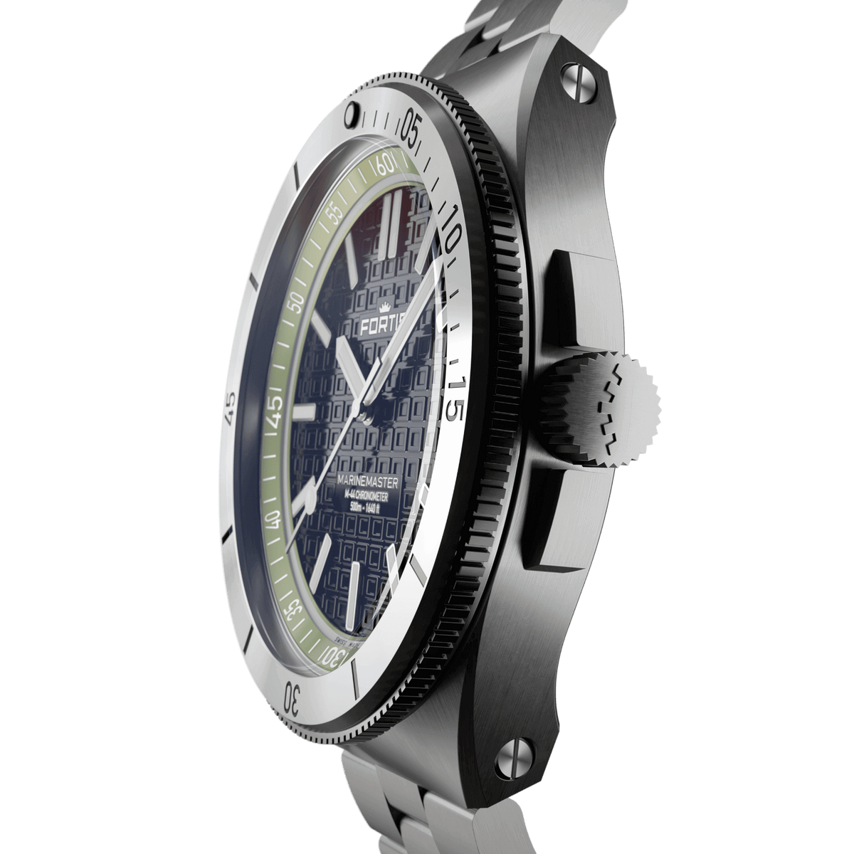 Marinemaster M-44 Woodpecker Green on Horizon Strap