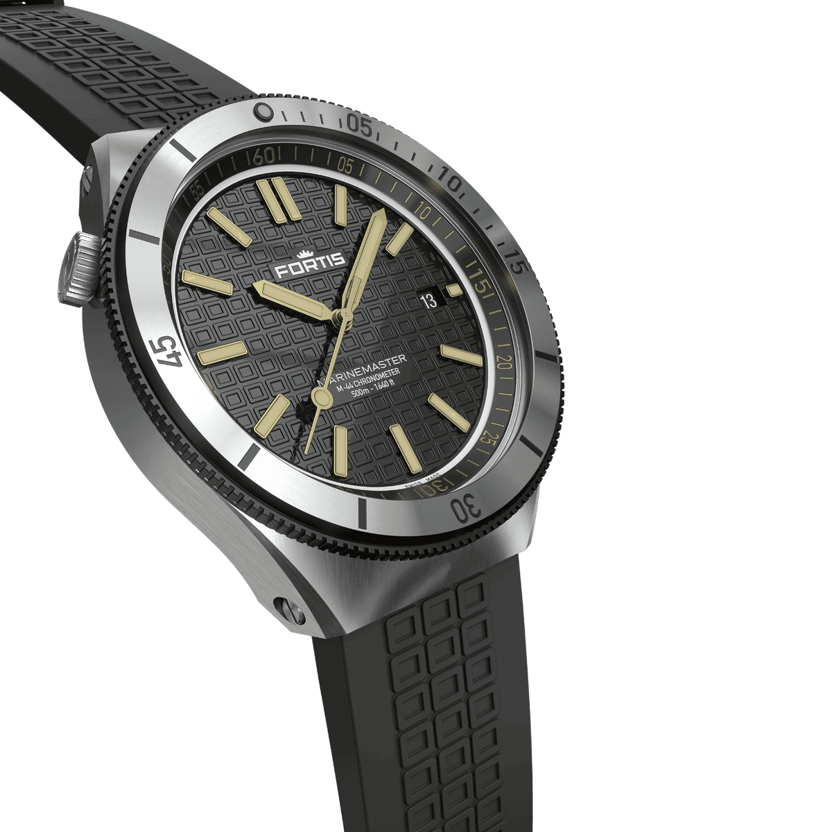 Marinemaster M-44 Black Resin on Horizon Strap