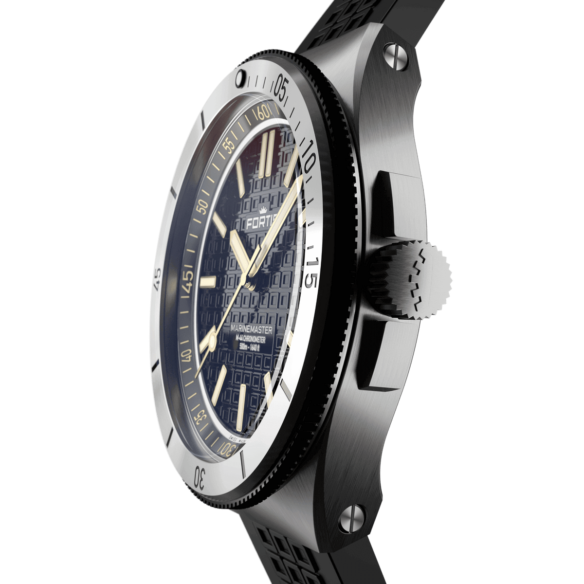 Marinemaster M-44 Black Resin on Horizon Strap