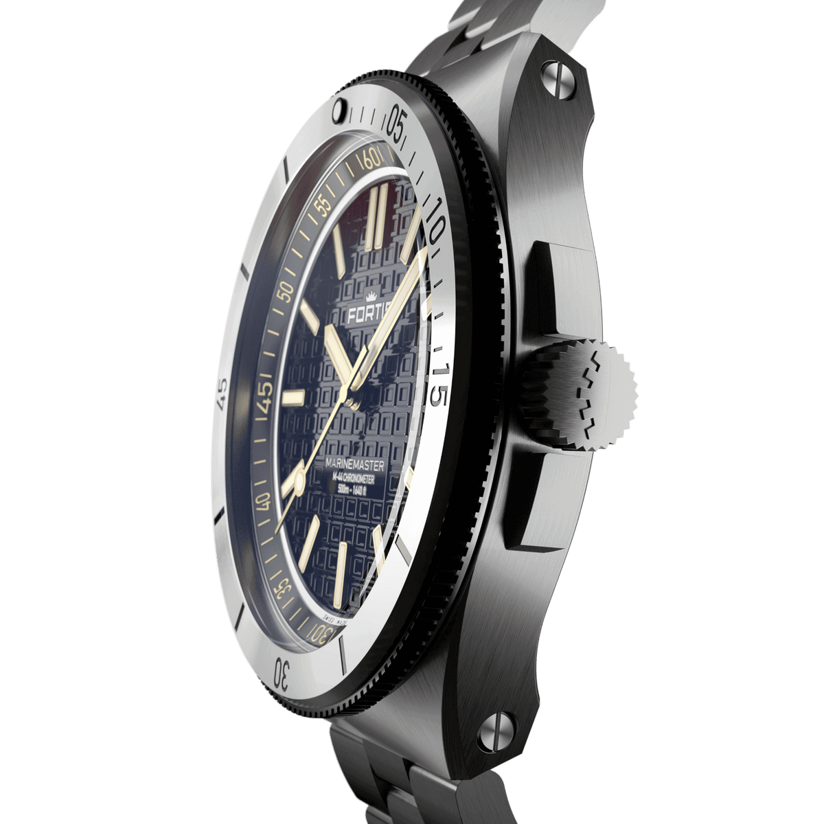 Marinemaster M-44 Black Resin on Horizon Strap