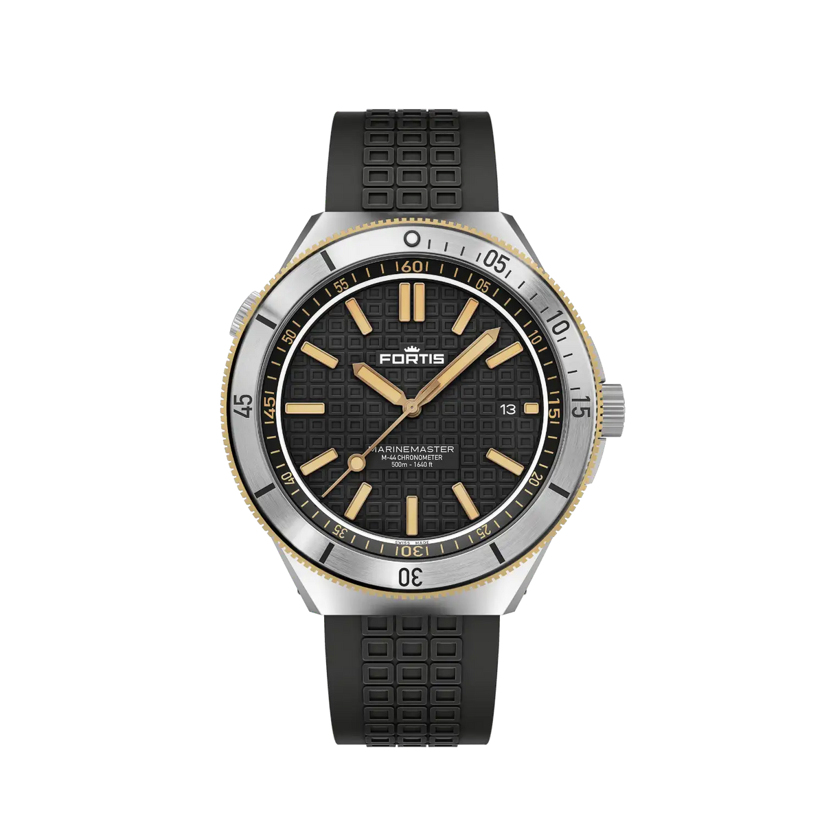 Marinemaster M-44 Black Resin Gold on Horizon Strap