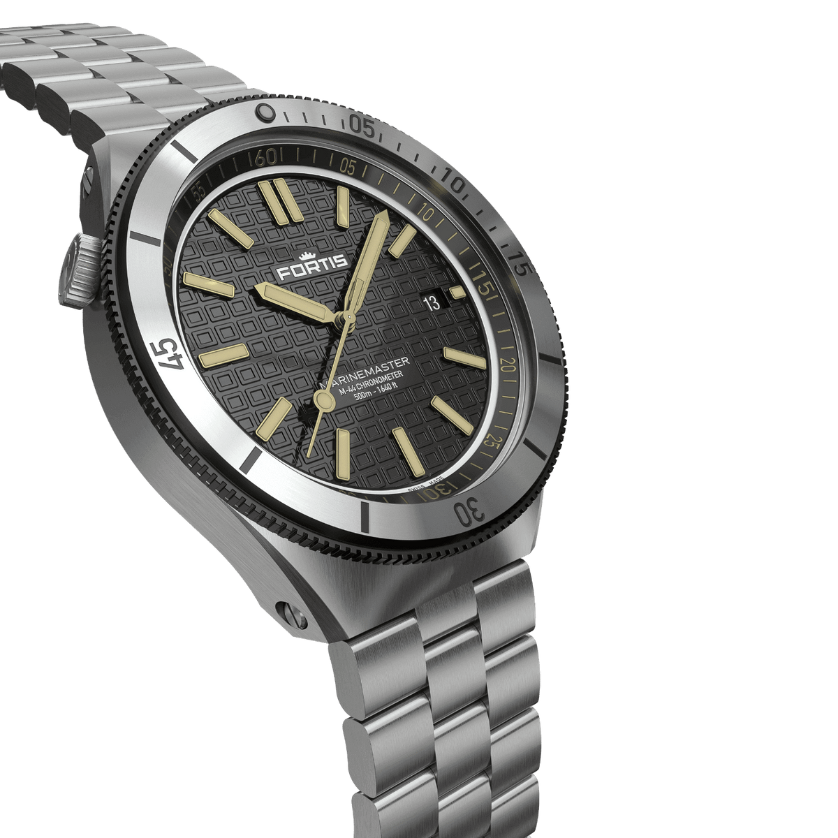 Marinemaster M-44 Black Resin on Horizon Strap