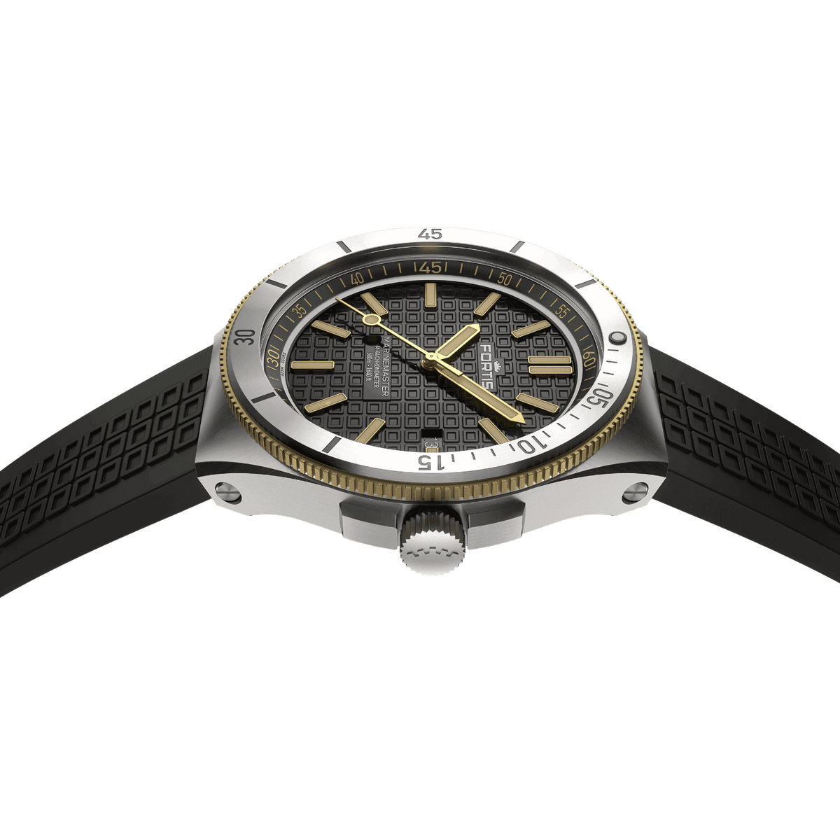 Marinemaster M-44 Black Resin Gold on Horizon Strap