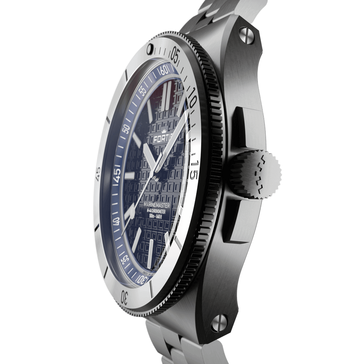 Marinemaster M-44 Ocean Blue on Horizon Strap