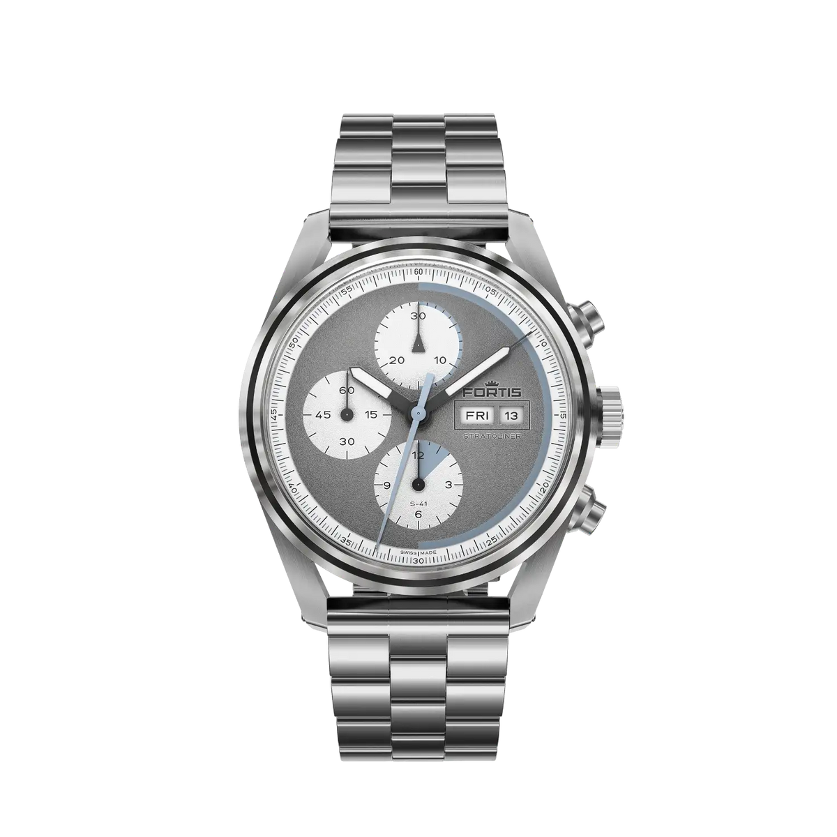 Stratoliner S-41 Cool Gray on Block Bracelet
