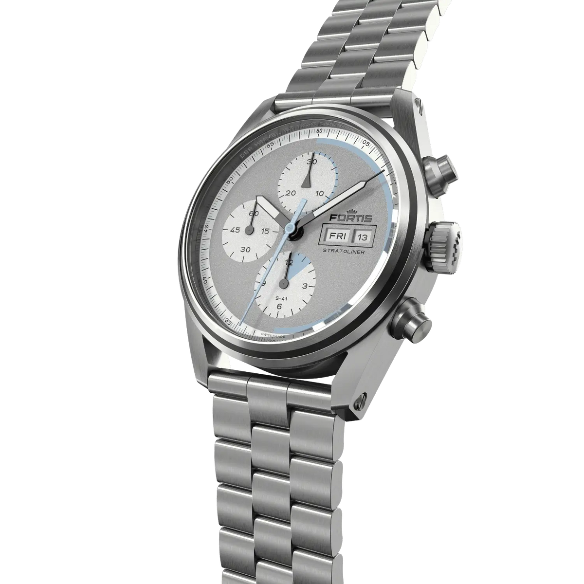 Stratoliner S-41 Cool Gray on Block Bracelet