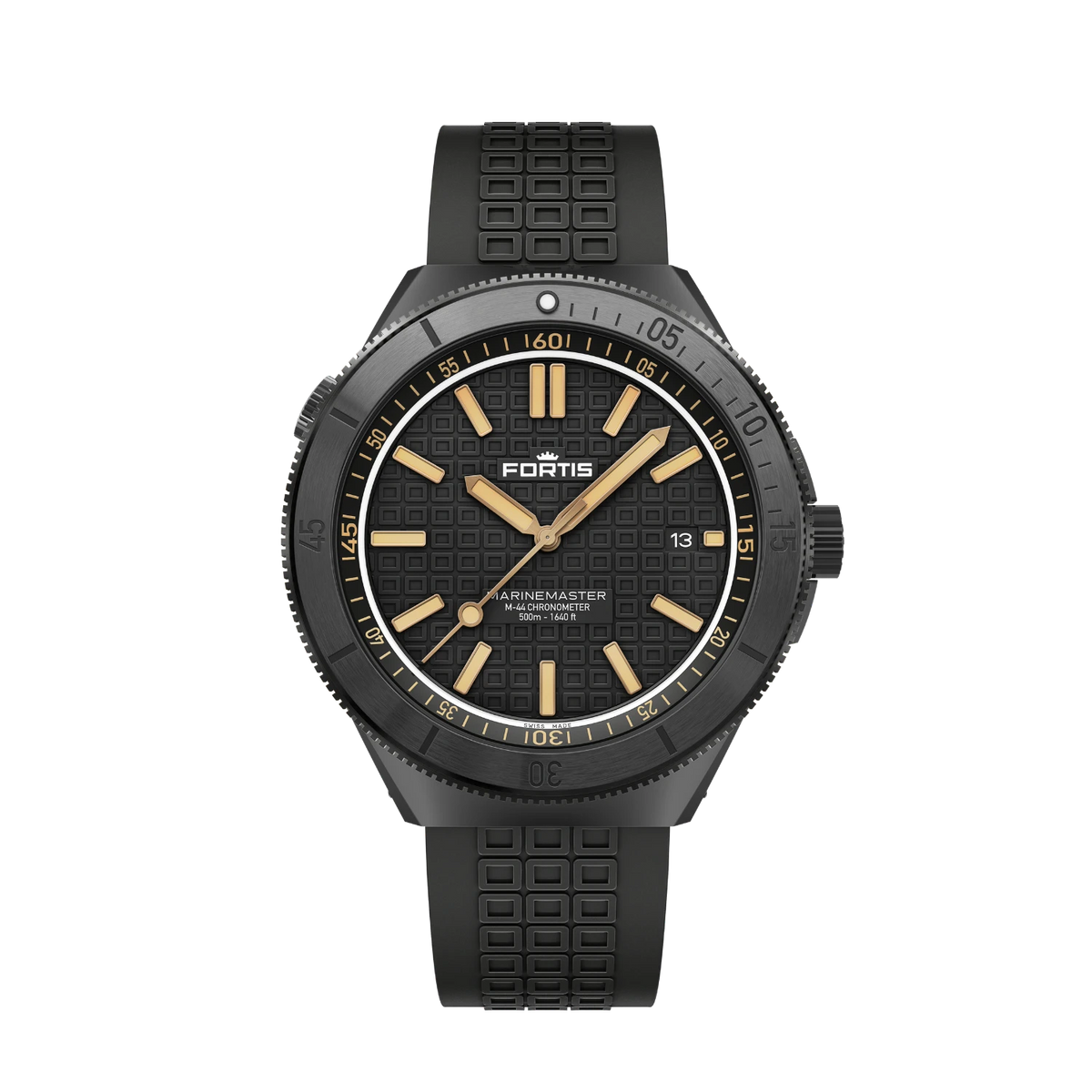 Marinemaster M-44 DLC Black Resin on Horizon Strap