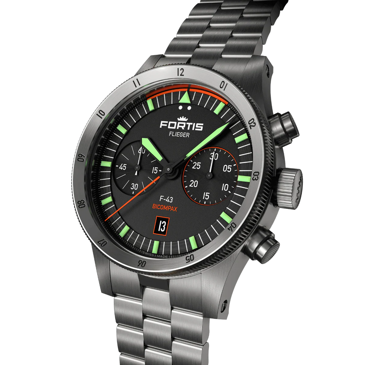 flieger chr “f 43 bicompax” “liberty blue” flieger chr “f 43 bicompax” “liberty blue”