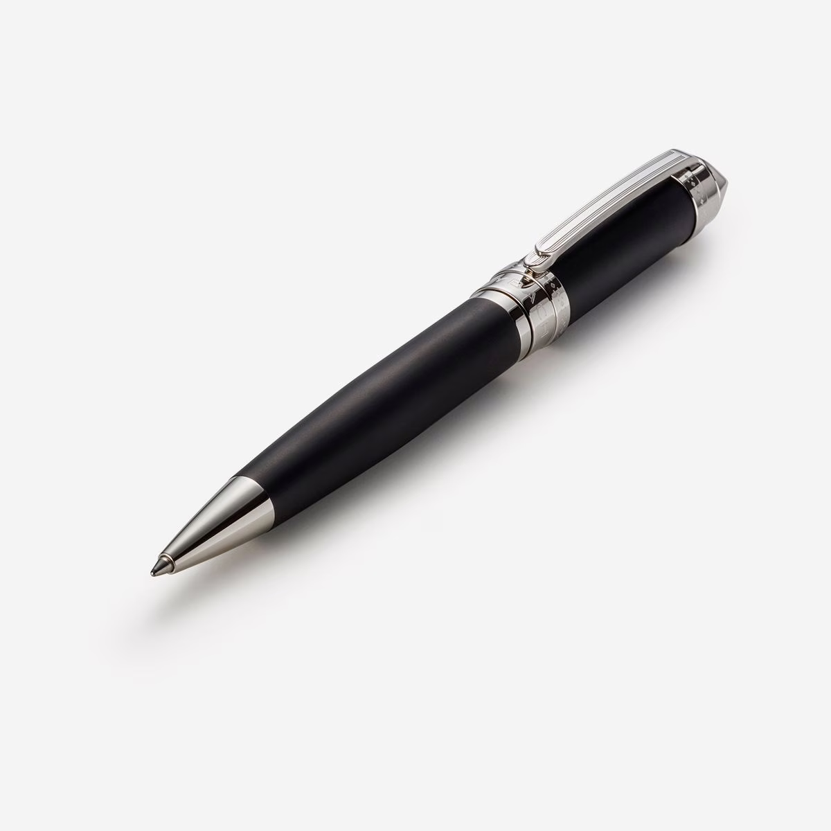 the peak i ballpoint pen volcanic black platinum the peak i ballpoint pen volcanic black platinum