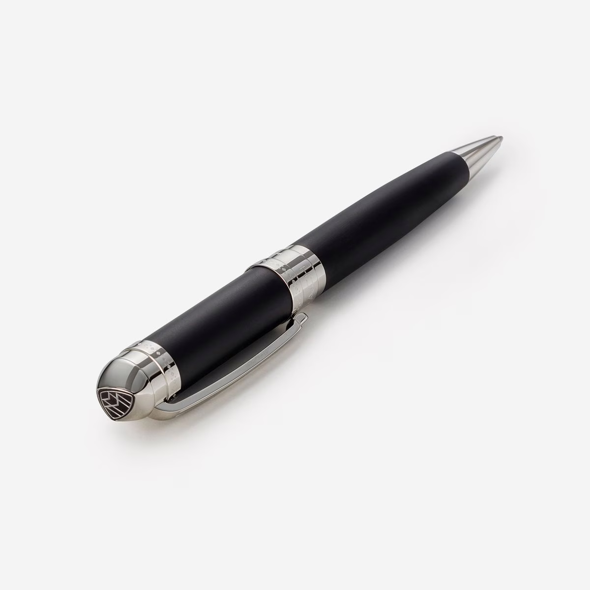 the peak i ballpoint pen volcanic black platinum the peak i ballpoint pen volcanic black platinum